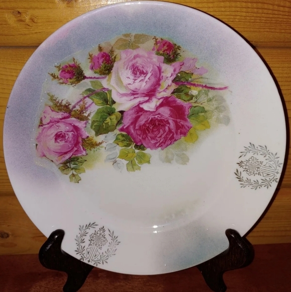 Antique Carl Tielsch (CT) Altwasser of Silesia China Salad Plate Set Lustreware - Picture 5 of 12